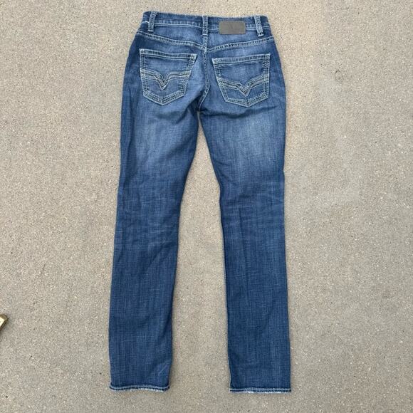 Buckle BKE Alec 27x32 Straight Stretch Blue Jeans ABS5123 - Picture 3 of 9